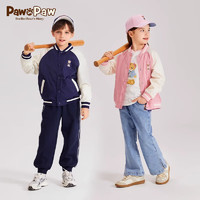 Paw in Paw PawinPaw卡通小熊童装2024年春季新款男女童休闲印花棒球服外套