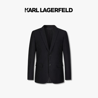 Karl Lagerfeld卡尔拉格斐2024秋季西装老佛爷1K1950305099 黑色 46