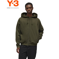 Y-3【秋】y3FL ZIP HODDIE男士连帽卫衣51-JD9804卫衣 军绿色 S