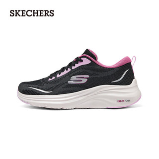 斯凯奇（Skechers）2024夏季女款运动鞋轻量舒适150028 黑色/多彩色/BKMT 39