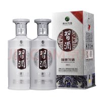 XIJIU 习酒 银质 酱香型53度 500mL 2瓶