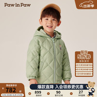 PawinPaw卡通小熊童装2024年秋冬新款男女童羽绒服舒适防风保暖 /40