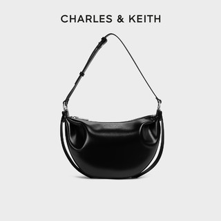 CHARLES & KEITH CHARLES&KEITH24秋季新品CK2-20671663柔软简约单肩腋下饺子包女