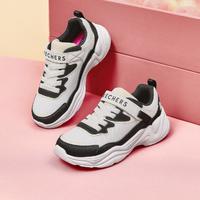 SKECHERS 斯凯奇 女中大童|女童鞋老爹鞋时尚休闲鞋经典时尚低帮秋冬季