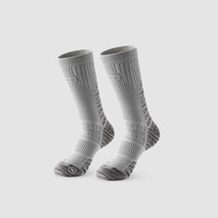 蕉内氮气706Dry Pro男士轻运动跑步长筒袜抗菌防臭网眼透气吸汗速干 雾灰 1双 40-45