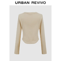 URBAN REVIVO 女士修身长袖T恤 UYU440035