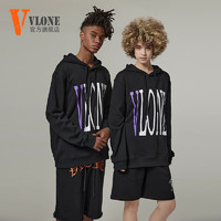 VLONE 连帽卫衣 紫色经典大V L（尺码偏大175斤以内）