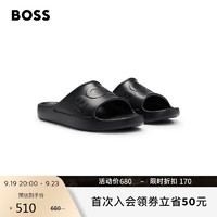 BOSS（服装） BOSS男士2024夏季新款装饰带条轻盈 EVA 拖鞋