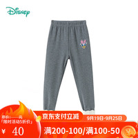 迪士尼宝宝（Disney Baby）迪士尼童装女童裤子迪士尼宝宝黛丝弹性打底裤亲肤 花灰 6岁/身高130cm