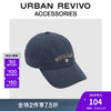 URBAN REVIVO 2024秋季女士休闲学院刺绣棒球帽UAWA40316 深灰 F