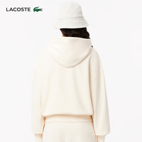 法国拉科斯特 LACOSTE女装24秋季时尚百搭棉质舒适连帽卫衣|SF2673 XFJ/奶油白 34 /155
