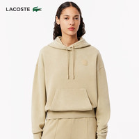 法国拉科斯特 LACOSTE女装24秋季时尚百搭棉质舒适连帽卫衣|SF2673 02S/奶咖色 34 /155
