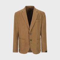 男士棉质纯色西装通勤休闲长袖翻领西服