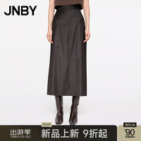 24秋半身裙印花休闲A型5O9D14230 206/深褐 S