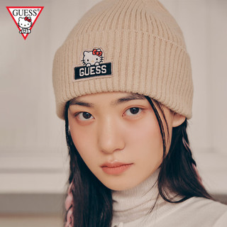 GUESS X HELLO KITTY 24年秋季女士甜美可爱百搭针织毛线帽 LPI-粉色 ONE