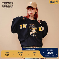 TEENIE WEENIE 小熊时尚两件套头卫衣设计感上衣 兔年女装