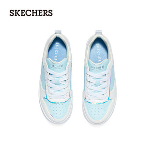 斯凯奇（Skechers）缓震板鞋休闲运动鞋子310211L 白色/蓝色/WBL 36码