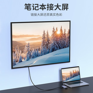 飞利浦（PHILIPS）Type-C扩展坞usb-c转hdmi转换器4K60Hz通用iPadPro苹果M1/Mac电脑华为手机转接头网口拓展坞五合一