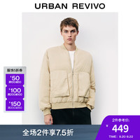 UR2024秋冬新款男装潮流休闲飞行员廓形拉链羽绒服UMV130002