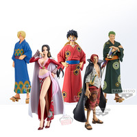 BANDAI 万代 DXF KOA Grandista 海贼王 路飞索隆香克斯 景品（高度约16厘米）