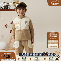 PawinPaw卡通小熊童装2024年秋冬男女宝运动套装舒适好穿 Brown棕色/85 100cm