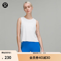 lululemon 丨Train to Be 女士运动背心 LW1CXAS 白/白