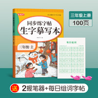 一年级二年级三小学生练字帖四五六字帖上册下册每日一练笔画笔顺练语文生字同步描红人教版专用练习册写字硬笔书法练字本寒假楷书