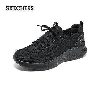 斯凯奇（SKECHERS）2023休闲鞋超轻缓震户外鞋232593 全黑色/BBK 41