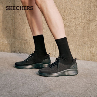 斯凯奇（SKECHERS）2023休闲鞋超轻缓震户外鞋232593 全黑色/BBK 41