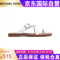 MICHAEL KORS 迈克·科尔斯 迈克.科尔斯 七夕礼物 女士平底拖鞋 40S4ATFS1L 085白色 37.5