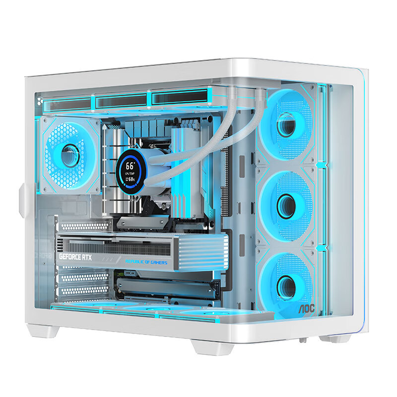 AOC 震天弓CG455 支持RGB光控 ATX机箱