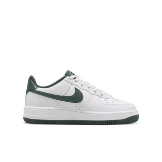 耐克（NIKE）男女童AIR FORCE 1大童空军一号运动童鞋秋季FV5948 110白/绿古色/油绿 40