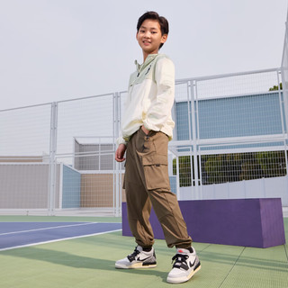 耐克（NIKE）Jordan耐克乔丹男女童AJ312大童运动童鞋夏季低帮缓震CD9054 101山峰白/火焰红/科技灰/黑 39码