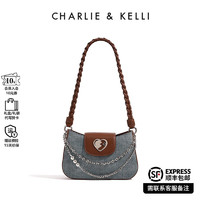 CHARLIE&KELLI CK品牌包包女 爱心单肩斜挎包 2024新款