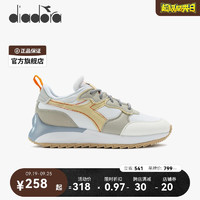 diadora 迪亚多纳 女鞋复古休闲鞋帆布透气轻便慢跑鞋JOLLY 白色/20006 36