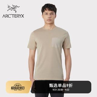 ARC'TERYX 始祖鸟 ARC’TERYX 始祖鸟 ERIS T-SHIRT  透气 男子 棉质短袖T恤 Wicker/葳藤综 S