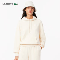 法国拉科斯特 LACOSTE女装24秋季时尚百搭棉质舒适连帽卫衣|SF2673 XFJ/奶油白 40 /170