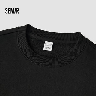 森马（Semir）中国国家地理系列卫衣男2024冬季装户外感 黑色90001 160/80A/XS