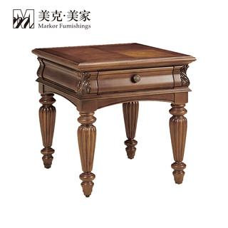 Markor Furnishings 美克·美家 美克美家新维多利亚电视柜茶几美式实木角桌咖啡桌