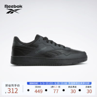 Reebok 锐步 官方24年新款男女鞋BB 1000复古撞色熊猫黑白低帮篮球鞋 100209144 黑武士 41 (26.5cm)