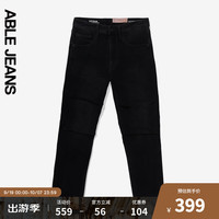 ABLE JEANS【直筒滑板裤】24秋季新款男士宽松直筒牛仔裤801658