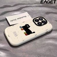 EAGET 忆捷 适用红米Note13手机壳Note12/11泼墨猫咪k70/k60/k50防摔k40轻奢