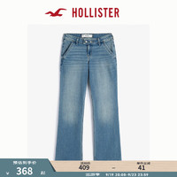 HOLLISTER24秋季复古弹力浅色水洗微喇叭牛仔裤女 KI355-4541 浅色水洗 165/74A 8标准版