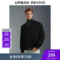 UR2024秋冬季新款男装美式高街飞行员夹克宽松棉服UF130040