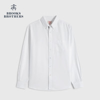 Brooks Brothers 男士纯棉美式经典长袖休闲扣结领衬衫 100098529847