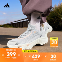 adidas 阿迪达斯 轻运动CITYWOWLK女子跑步鞋IG2235 浅灰色/卡其色 36(220mm)