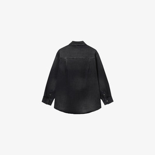 Levi's李维斯男士3M新雪丽两穿破洞夹克外套0017L 灰黑色 0017L-0001 XL