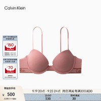 Calvin Klein内衣【炫光引力带】24秋季女ck舒适上托薄垫3/4文胸QF7948AD VLZ-绯粉 36C 36/80C