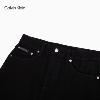 Calvin Klein Jeans24秋季新款女士ck潮流复古纯棉性感牛仔短裙40WL738 JW4-牛仔黑