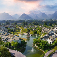 美到不真实的桂林顶流！阳朔悦榕庄 山脉印象套房2晚连住套餐（每日水果礼盒+旅拍礼包+民族服饰体验等）